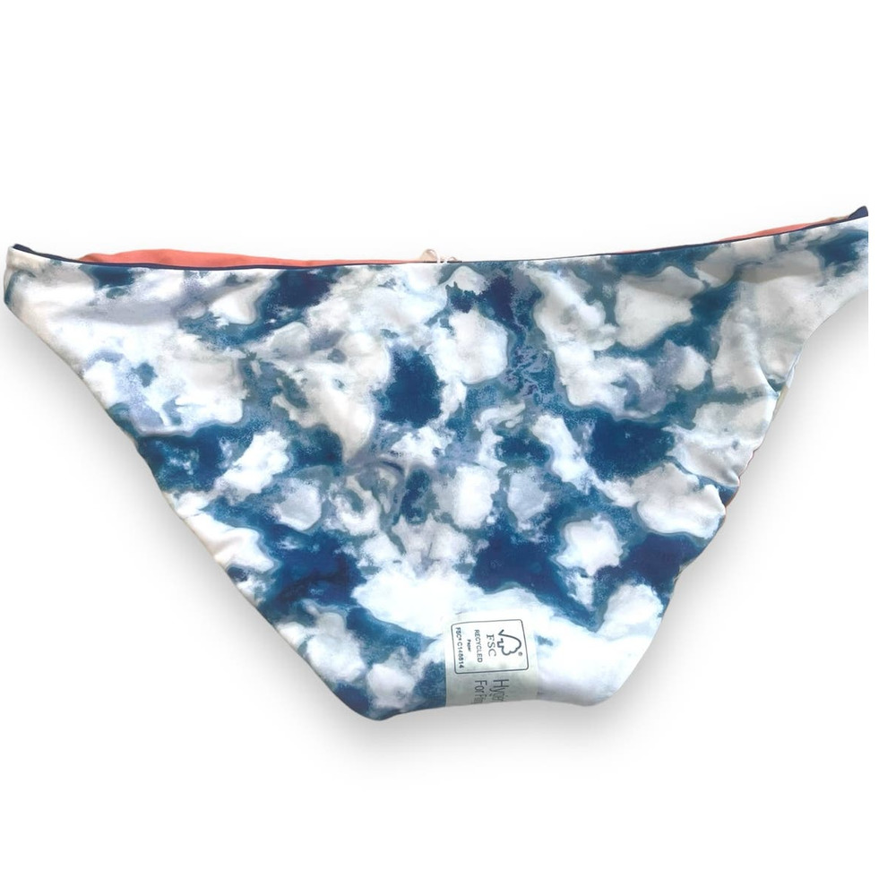 Raisins Low Rider Reversible STRIPED / TIE DYE Bikini Bottoms | XL, Beach Break - Picture 13 of 15